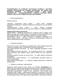 Teoria decyzji - wykład