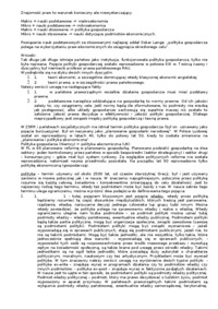 Polityka gospodarcza-zagadnienia