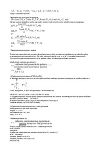 Stechiometria spalania-opracowanie
