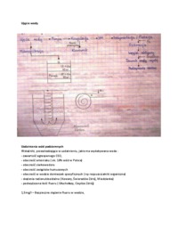 Uzdatnianie wód powierzchniowych i podziemnych-opracowanie