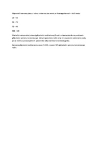 Urządzenia melioracyjne oraz metody określania celowej głębokości zwilżania-opracowanie