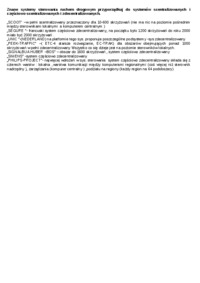 Znane systemy sterowania ruchem drogowym