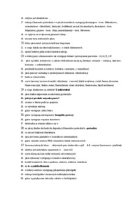 Biologia komórki - pytania na egzamin z opracowaniem