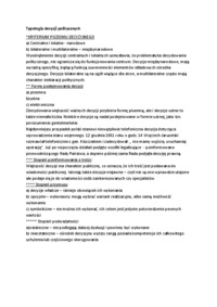 Decydowanie polityczne, Typologia decyzji politycznych