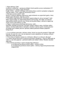 Mikroskopia elektronowa - ćwiczenia