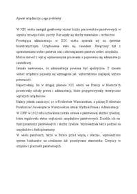 Wykład - Aparat urzędniczy i jego problemy