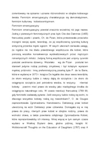 Wykład - definicja feminizmu