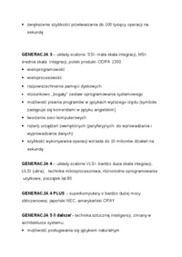 Wykład - Generacje komputerów