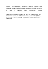 Wykład - Chronologia afery starachowickiej