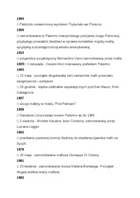 Wykład - pojęcia o mafii