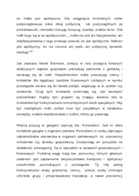 Wykład - mafia i polityka