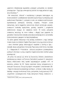 Wykład - Mafia pruszkowska a policja