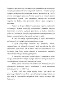 Wykład - odejście Gomułki od idei października