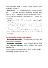 Wykład - definicja parlamentaryzmu