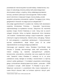 Wykład - Powiązania Mafii pruszkowskiej z polityką