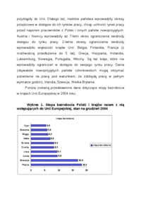 Wykład - bezrobocie w Polsce na tle innych krajów UE
