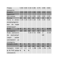Wykład - Ramowy plan finansowy na okres 2000