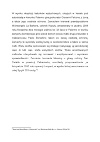 Wykład - Terroryzm mafijny we Włoszech