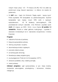 Wykład - Unia wolności