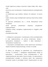 Wykład - Umiędzynarodowienie działalności przedsiębiorstwa