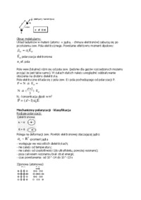 Definicja polaryzowalności elektronowej