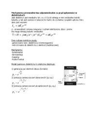 przewodnictwo - omówienie