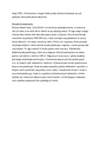 Analiza i wybór opcji strategicznej na szczeblu przedsiębiorstwa wg. Moszkowicza