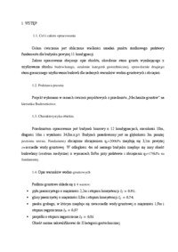 Sprawdzenie osiadania punktu A podstawy fundamentu - omówienie