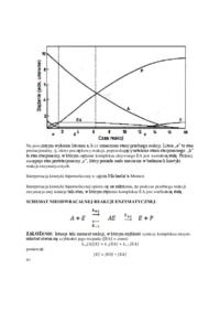 Kinetyka reakcji enzymatycznej - omówienie