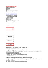 specyfikacja wymagań - omówienie