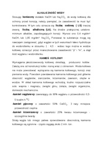 Twardość i alkaliczność wody-opracowanie