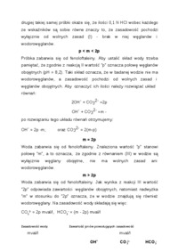 Zasadowoćś wody-opracowanie