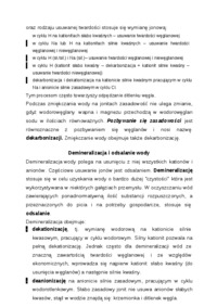 Czynniki wpływające na przebieg wymiany jonowej-opracowanie
