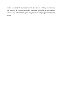 Procesy oczyszczania wody - klarowanie wody-opracowanie