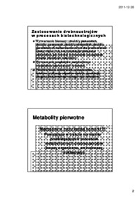 Proces biotechnologiczny- wykład 21