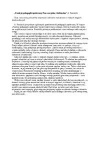Czas wolny jako forma aktywności człowieka-opracowanie
