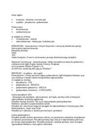 Formy państwa i systemy rządów-opracowanie