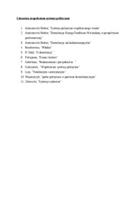 Literatura:współczesne systemy polityczne-opracowanie