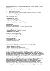 Systemy partyjne-opracowanie