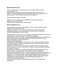 pojecie-modelu-biznesowego-opracowanie