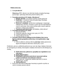 Polityka zdrowotna-opracowanie