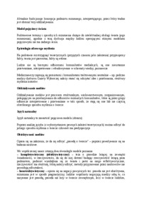 Podstawowe pojęcia związane ze społecznym i kulturowym oddziaływaniem mediów-opracowanie