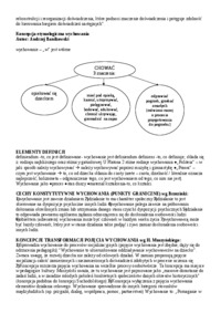 Pojęcie wychowania-opracowanie