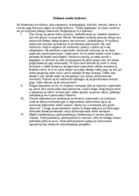 Dylematy analizy dyskursu-opracowanie