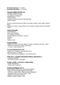 Kroniki - notatki z wykładu