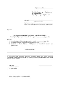 Wzory pism procesowych