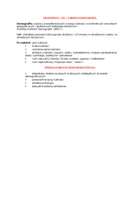 Wykład - przedmiot i źródła demografii