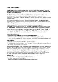 Wykład - Legiony - geneza i działalność