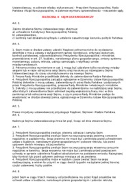 Wykład - mała konstytucja