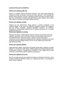 Wykład - ogólny pogląd na państwo